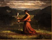 Louis Janmot Poem of the Soul Reality oil painting on canvas